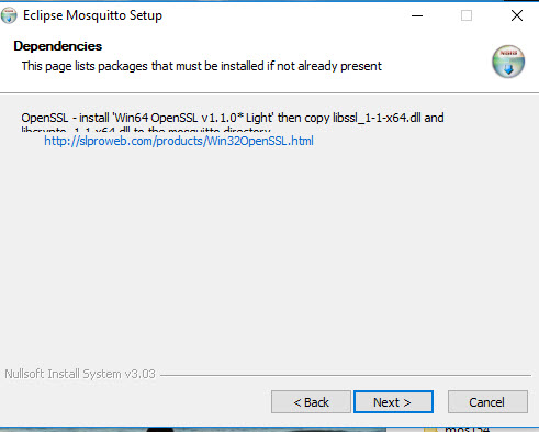 running mosquitto on windows 64bit